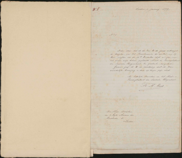Brievenarchief: Ingekomen stukken 1877